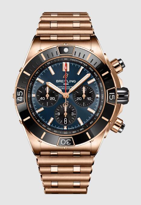 Review Breitling Super Chronomat B01 44 Replica watch RB01362A1C1R1